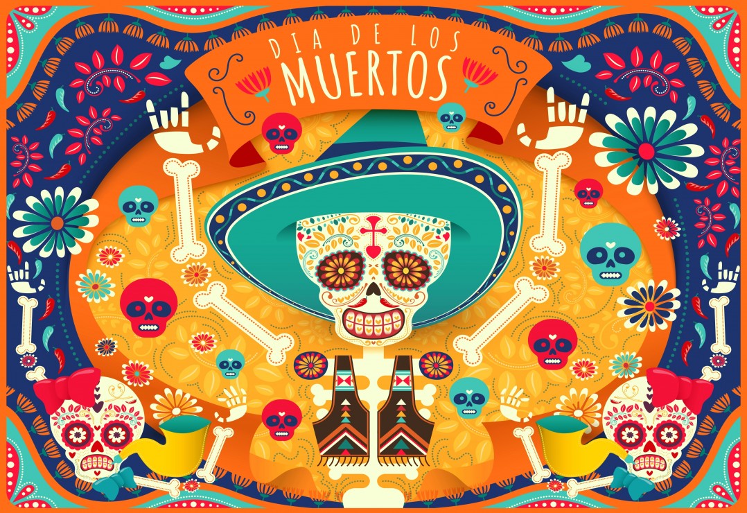 Bluebird Puzzle Dia de los Muertos 300 Teile Puzzle Bluebird-Puzzle-F-90082 von Bluebird Puzzle