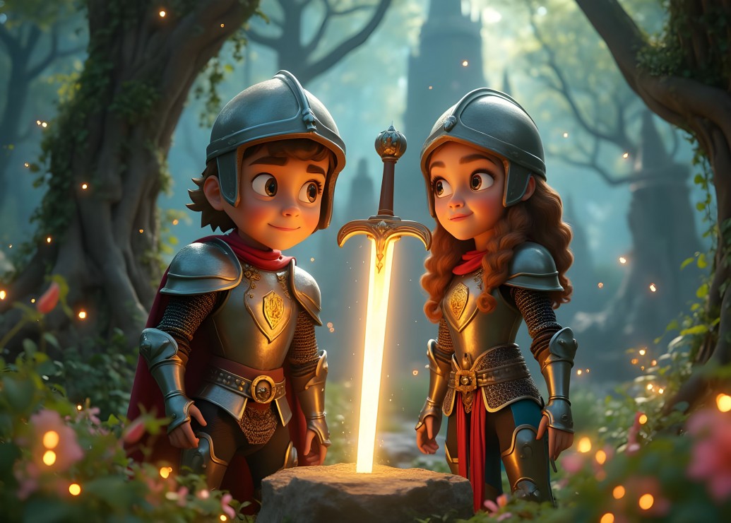 Bluebird Puzzle Die Wächter des Schwertes des Lichts 204 Teile Puzzle Bluebird-Puzzle-F-91133 von Bluebird Puzzle