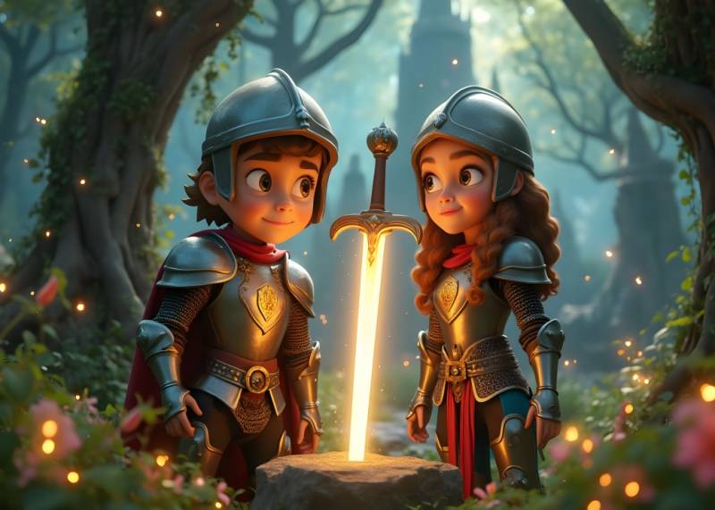 Bluebird Puzzle Die Wächter des Schwertes des Lichts 204 Teile Puzzle Bluebird-Puzzle-F-91133 von Bluebird Puzzle