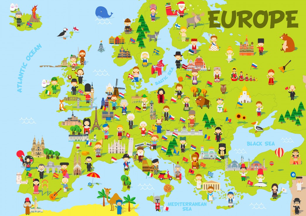 Bluebird Puzzle Europe 204 Teile Puzzle Bluebird-Puzzle-F-90072 Bluebird Puzzle Europe 204 Teile Puzzle Bluebird-Puzzle-F-90072 von Bluebird Puzzle