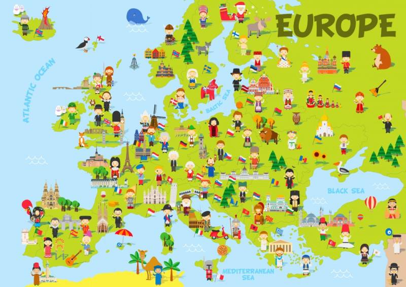 Bluebird Puzzle Europe 204 Teile Puzzle Bluebird-Puzzle-F-90072 Bluebird Puzzle Europe 204 Teile Puzzle Bluebird-Puzzle-F-90072 von Bluebird Puzzle
