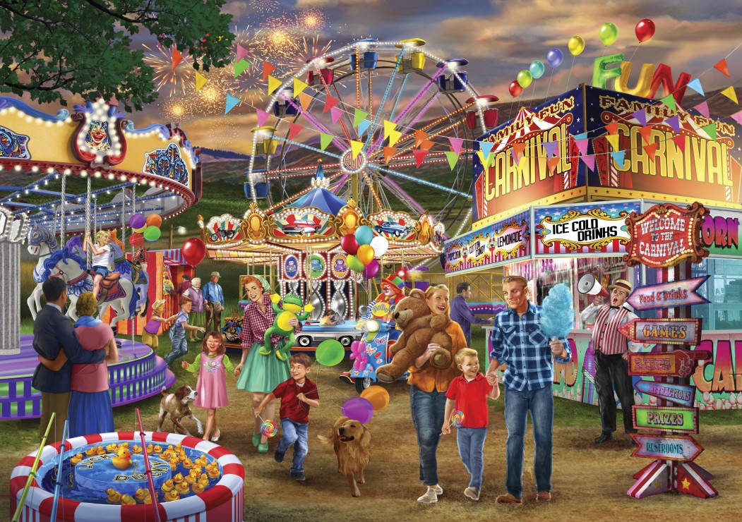 Bluebird Puzzle Family Fun Carnival 2000 Teile Puzzle Bluebird-Puzzle-F-90592 Bluebird Puzzle Family Fun Carnival 2000 Teile Puzzle Bluebird-Puzzle-F-90592 von Bluebird Puzzle