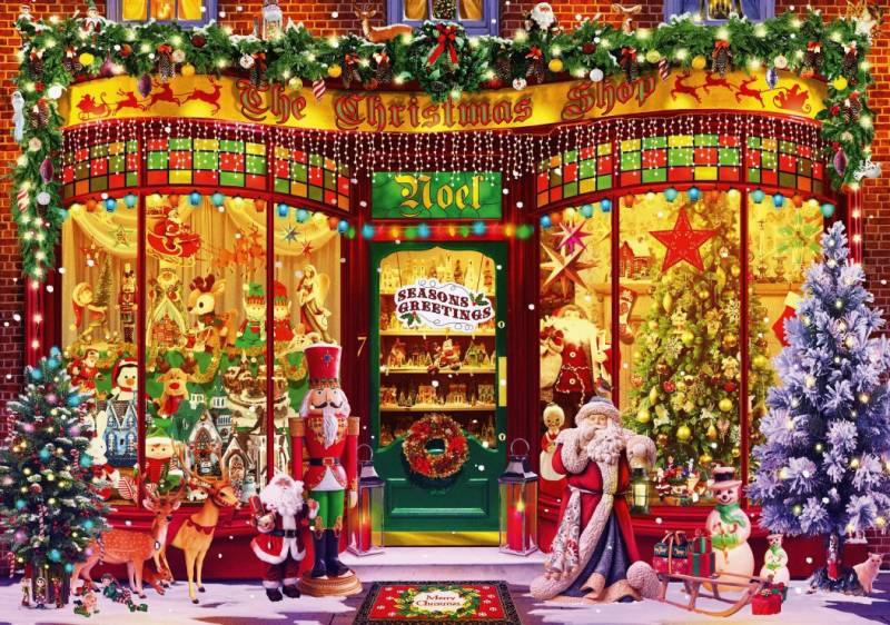 Bluebird Puzzle Festive Shop 2000 Teile Puzzle Bluebird-Puzzle-F-90815 von Bluebird Puzzle