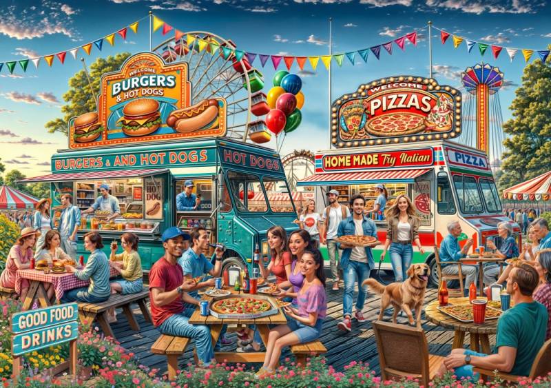 Bluebird Puzzle Food Truck 2000 Teile Puzzle Bluebird-Puzzle-F-91002 Bluebird Puzzle Food Truck 2000 Teile Puzzle Bluebird-Puzzle-F-91002 von Bluebird Puzzle