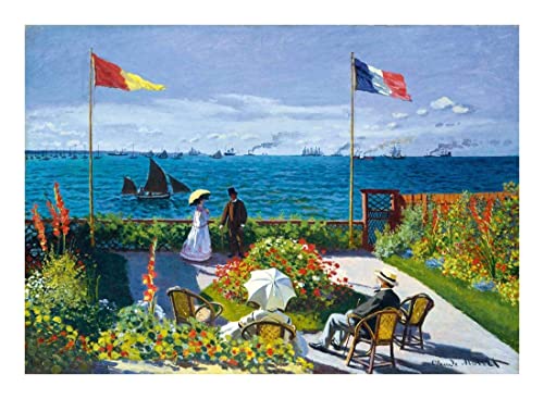 Bluebird Puzzle - Garden at Sainte-Adresse, Claude Monet - 1000 Teile - (60042) von Bluebird Puzzle