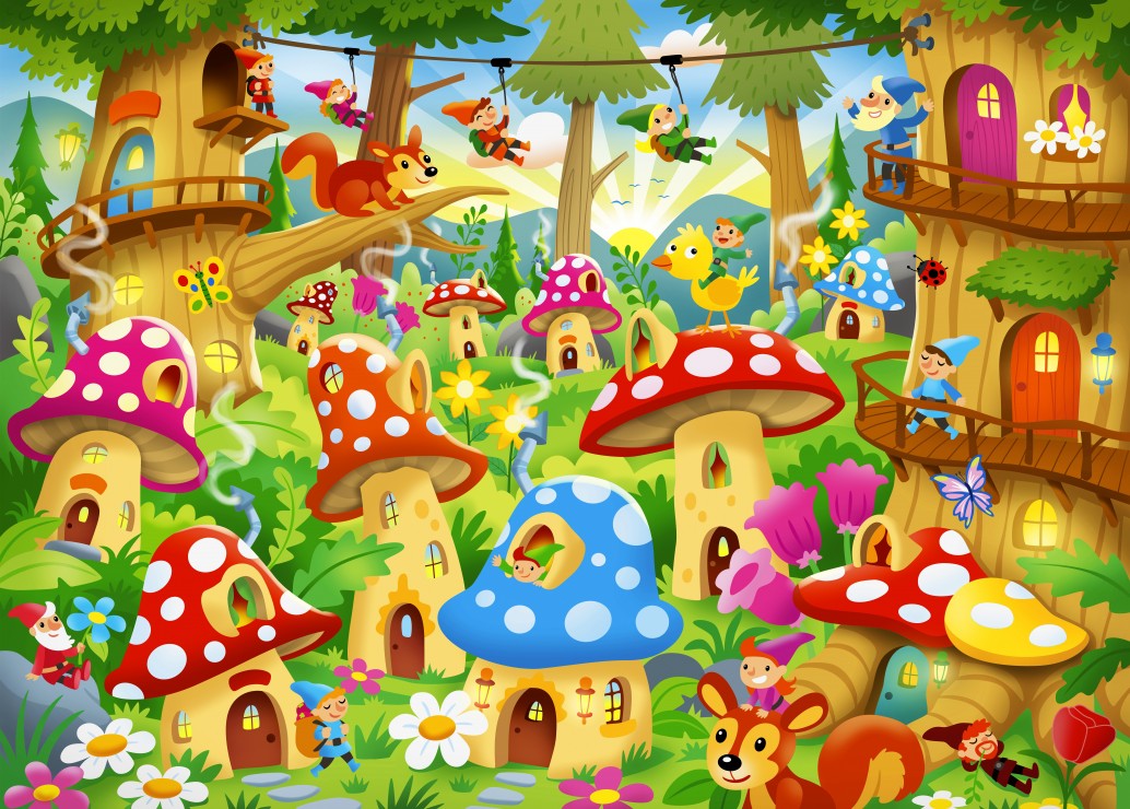 Bluebird Puzzle Gnomes in Mushroom Homes 104 Teile Puzzle Bluebird-Puzzle-F-90653 Bluebird Puzzle Gnomes in Mushroom Homes 104 Teile Puzzle Bluebird-Puzzle-F-90653 von Bluebird Puzzle