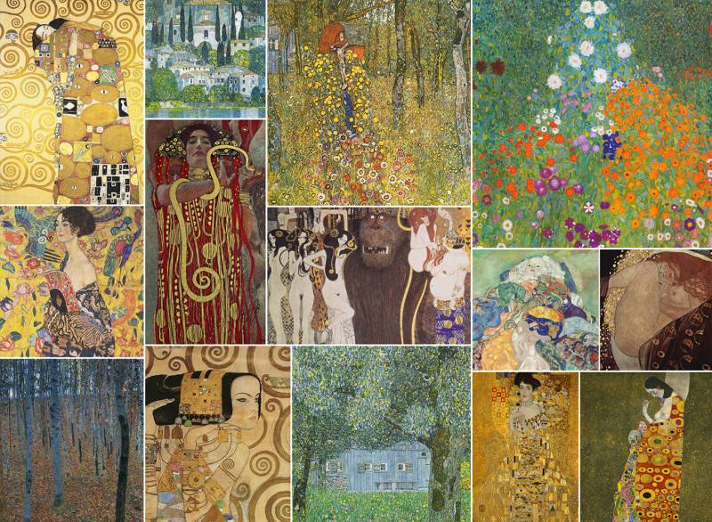 Bluebird Puzzle Gustav Klimt - Collage 6000 Teile Puzzle Art-by-Bluebird-60156 von Bluebird Puzzle