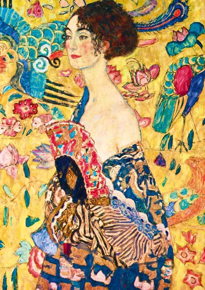 Bluebird Puzzle Gustave Klimt - Lady with Fan, 1918 1000 Teile Puzzle Art-by-Bluebird-F-60343 von Bluebird Puzzle