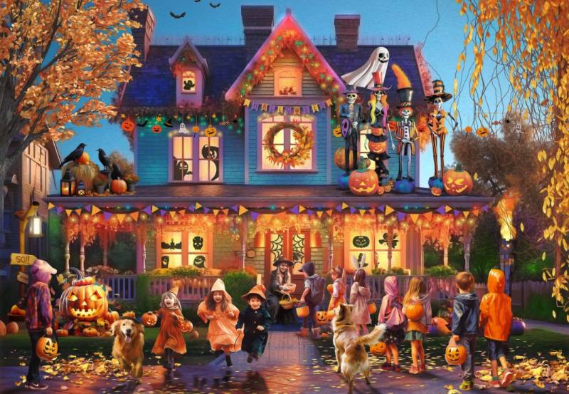 Bluebird Puzzle Halloween 1000 Teile Puzzle Bluebird-Puzzle-F-91061 von Bluebird Puzzle