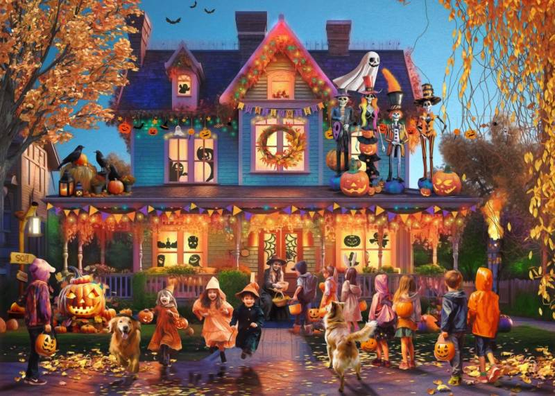 Bluebird Puzzle Halloween 500 Teile Puzzle Bluebird-Puzzle-F-91060 von Bluebird Puzzle
