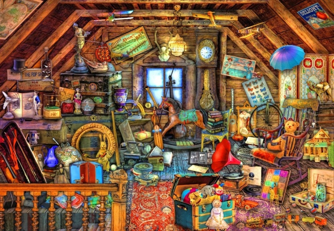 Bluebird Puzzle Hidden Object Attic 1000 Teile Puzzle Bluebird-Puzzle-F-90557 Bluebird Puzzle Hidden Object Attic 1000 Teile Puzzle Bluebird-Puzzle-F-90557 von Bluebird Puzzle