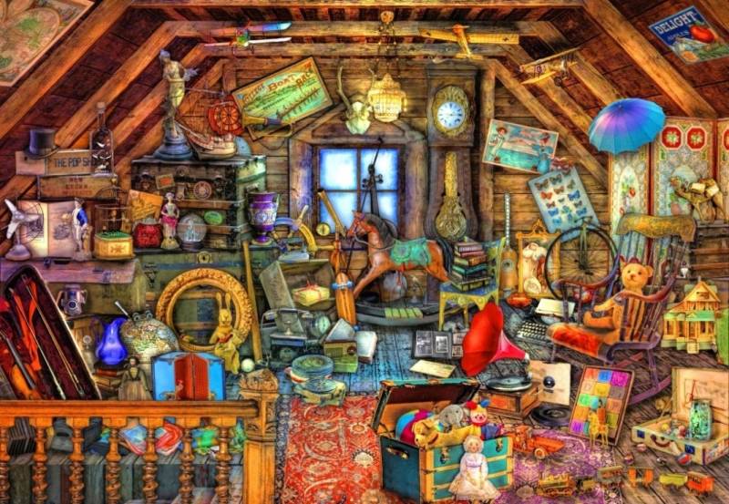 Bluebird Puzzle Hidden Object Attic 1000 Teile Puzzle Bluebird-Puzzle-F-90557 Bluebird Puzzle Hidden Object Attic 1000 Teile Puzzle Bluebird-Puzzle-F-90557 von Bluebird Puzzle