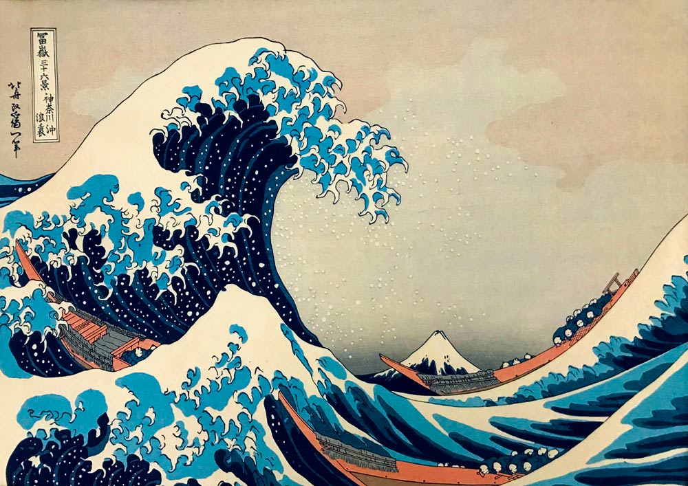 Bluebird Puzzle Hokusai - The Great Wave off Kanagawa, 1831 1000 Teile Puzzle Art-by-Bluebird-F-60285 von Bluebird Puzzle