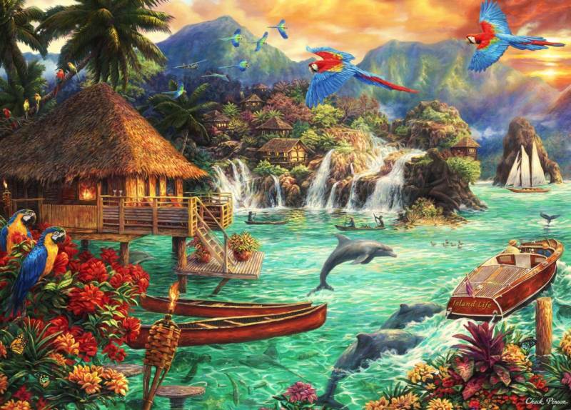 Bluebird Puzzle Island Life 1500 Teile Puzzle Bluebird-Puzzle-F-90346 von Bluebird Puzzle