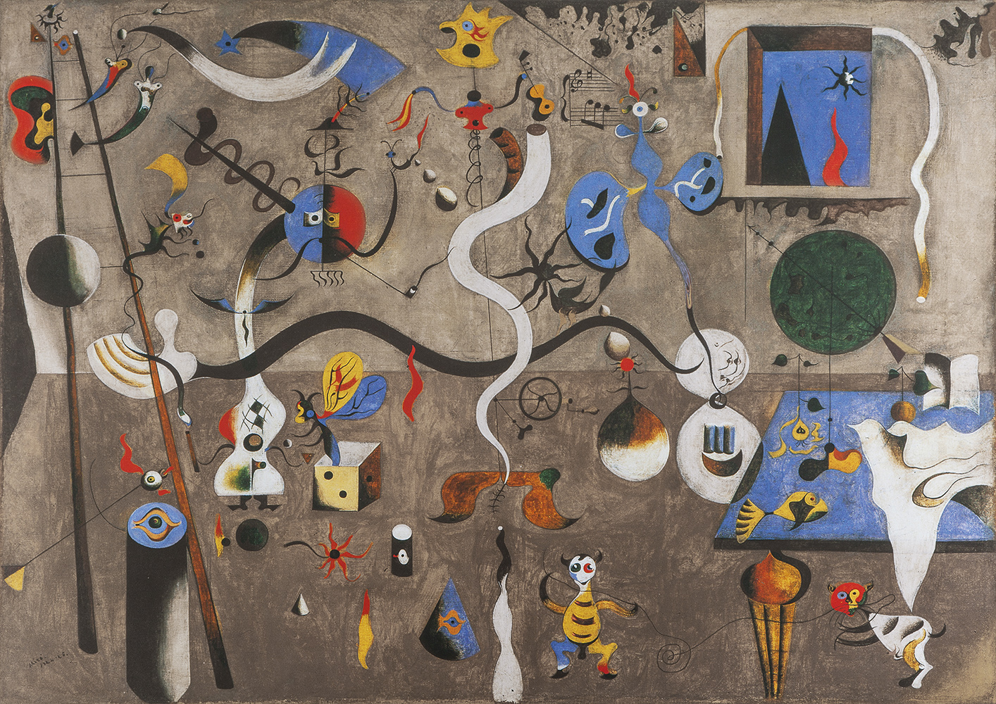 Bluebird Puzzle Joan Miro  - The Harlequin's Carnival, 1924-1925 1000 Teile Puzzle Art-by-Bluebird-60108 von Bluebird Puzzle