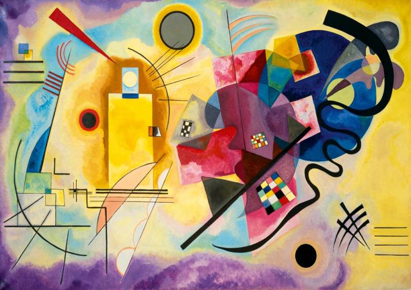 Bluebird Puzzle Kandinsky - Gelb-Rot-Blau, 1925 1000 Teile Puzzle Art-by-Bluebird-F-60233 von Bluebird Puzzle