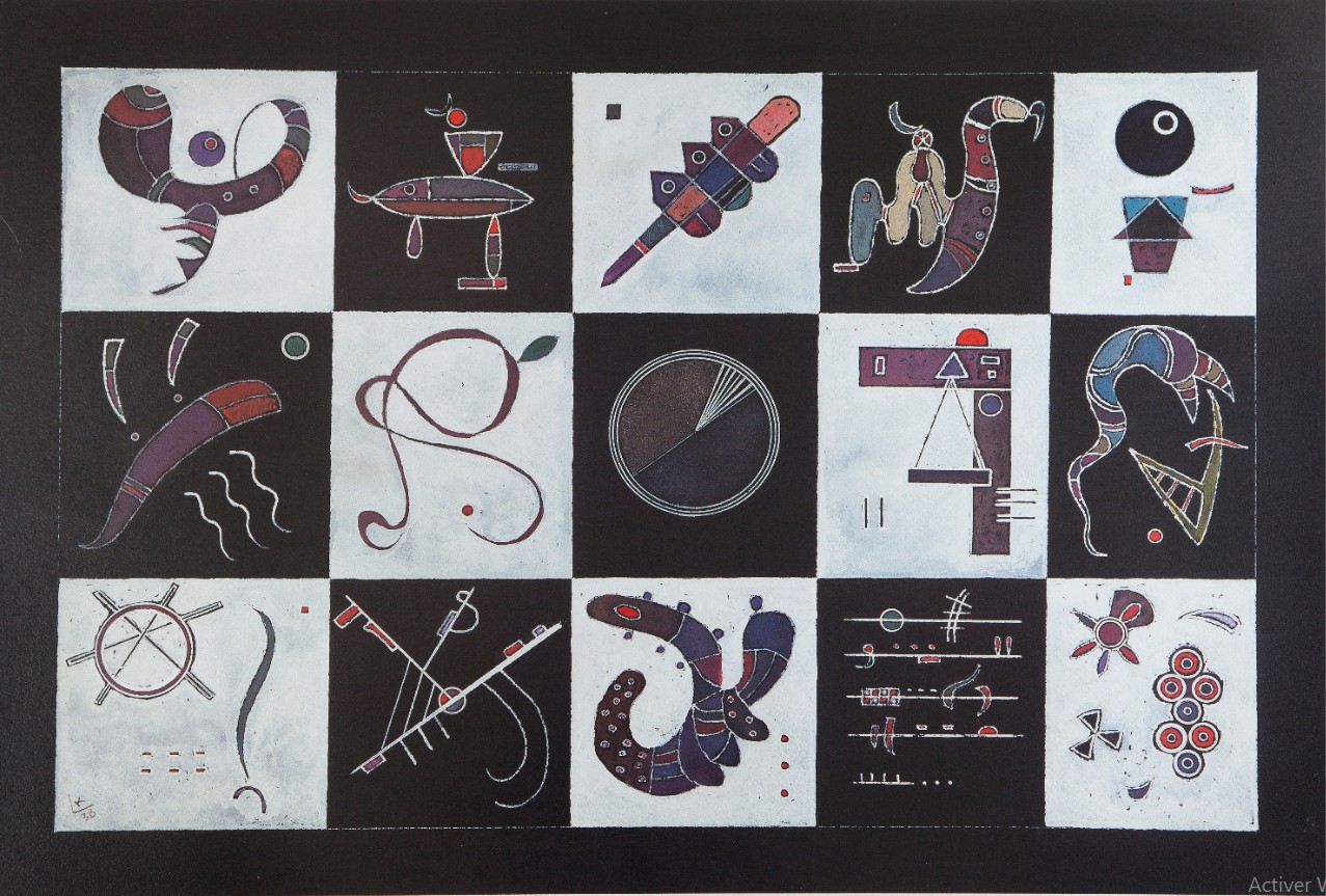 Bluebird Puzzle Kandinsky - Quinze, 1959 1000 Teile Puzzle Art-by-Bluebird-60109 von Bluebird Puzzle