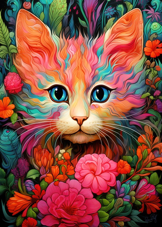 Bluebird Puzzle Kitty & Bloom 300 Teile Puzzle Bluebird-Puzzle-F-91139 von Bluebird Puzzle