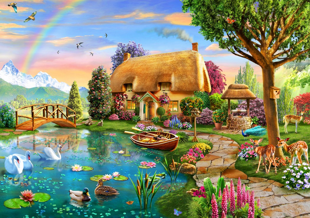 Bluebird Puzzle Lakeside Cottage 2000 Teile Puzzle Bluebird-Puzzle-F-90007 Bluebird Puzzle Lakeside Cottage 2000 Teile Puzzle Bluebird-Puzzle-F-90007 von Bluebird Puzzle