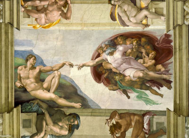 Bluebird Puzzle Michelangelo - Die Erschaffung Adams 4000 Teile Puzzle Art-by-Bluebird-60151 von Bluebird Puzzle