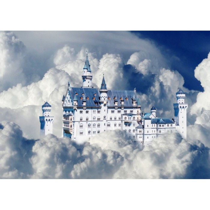 Bluebird Puzzle - Neuschwanstein Castle in Clouds - 500 Teile von Bluebird Puzzle