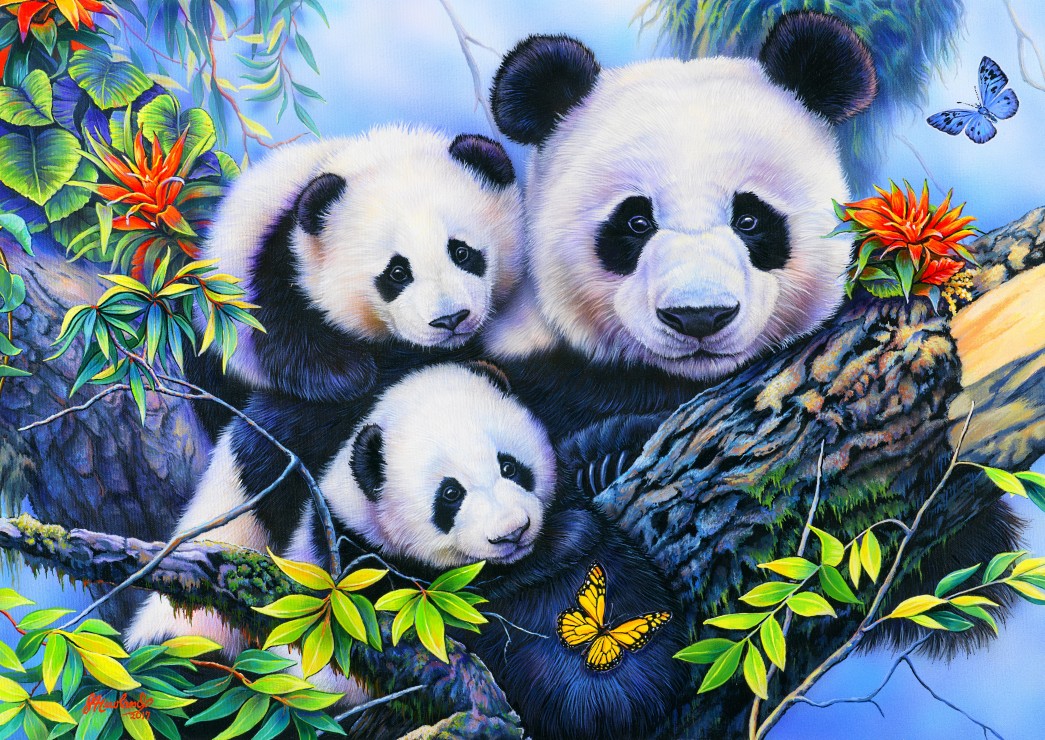 Bluebird Puzzle Panda Family 104 Teile Puzzle Bluebird-Puzzle-F-90062 Bluebird Puzzle Panda Family 104 Teile Puzzle Bluebird-Puzzle-F-90062 von Bluebird Puzzle