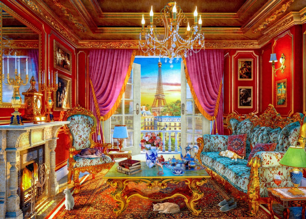 Bluebird Puzzle Paris Luxury 500 Teile Puzzle Bluebird-Puzzle-F-91198 von Bluebird Puzzle