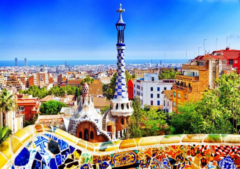 Bluebird Puzzle Park Güell, Barcelona 1000 Teile Puzzle Bluebird-Puzzle-F-90228 von Bluebird Puzzle
