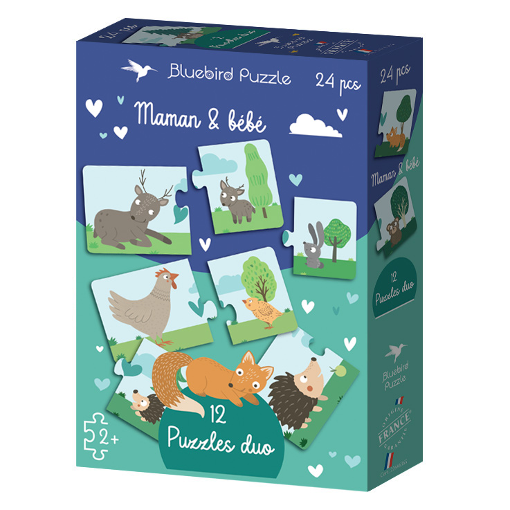 Bluebird Puzzle Puzzles duo - Mama & Baby 24 Teile Puzzle Bluebird-Puzzle-F-90897 Bluebird Puzzle Puzzles duo - Mama & Baby 24 Teile Puzzle Bluebird-Puzzle-F-90897 von Bluebird Puzzle