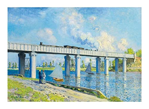 Bluebird Puzzle - Railway Bridge at Argenteuil, Claude Monet - 1000 Teile - (60038) von Bluebird Puzzle