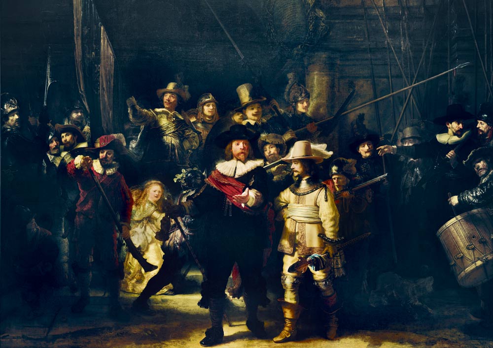 Bluebird Puzzle Rembrandt - The Night Watch, 1642 1000 Teile Puzzle Art-by-Bluebird-60078 von Bluebird Puzzle