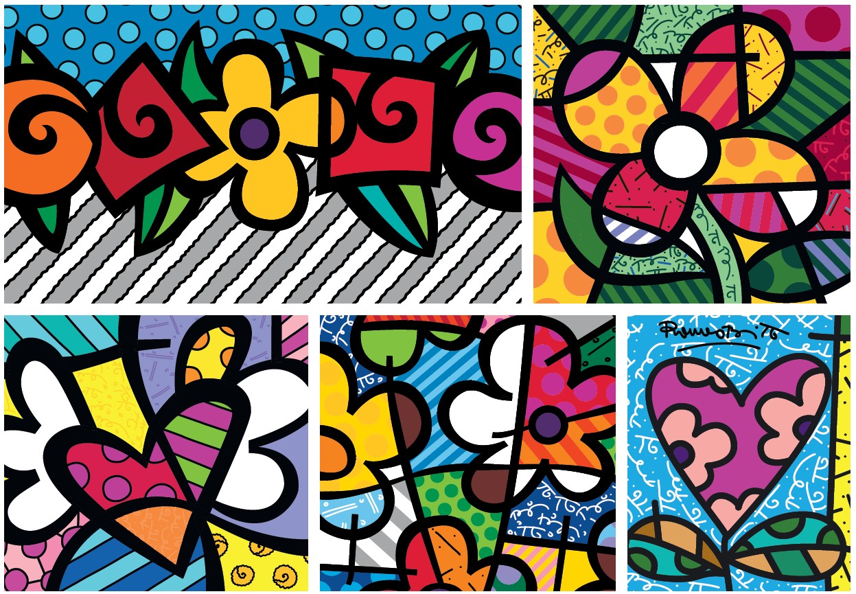 Bluebird Puzzle Romero Britto - Collage: Hearts and Flowers 1500 Teile Puzzle Bluebird-Puzzle-F-90020 Bluebird Puzzle Romero Britto - Collage: Hearts and Flowers 1500 Teile Puzzle Bluebird-Puzzle-F-90020 von Bluebird Puzzle