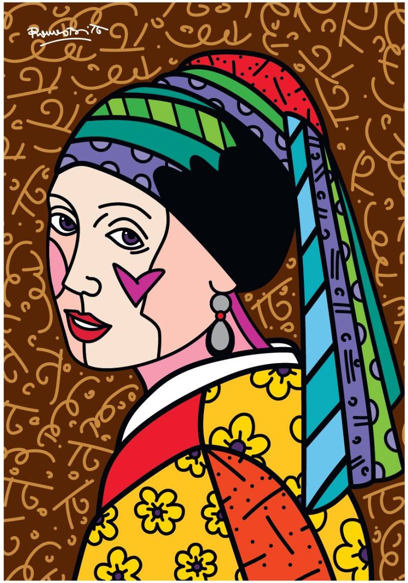 Bluebird Puzzle Romero Britto - Dutch icon 1500 Teile Puzzle Bluebird-Puzzle-F-90022 von Bluebird Puzzle