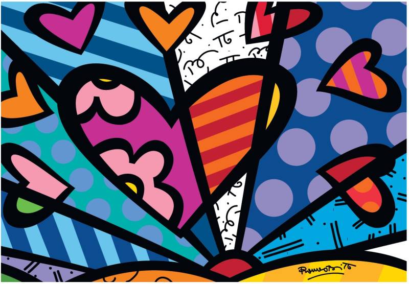 Bluebird Puzzle Romero Britto - Sunset 2000 Teile Puzzle Bluebird-Puzzle-F-90024 von Bluebird Puzzle