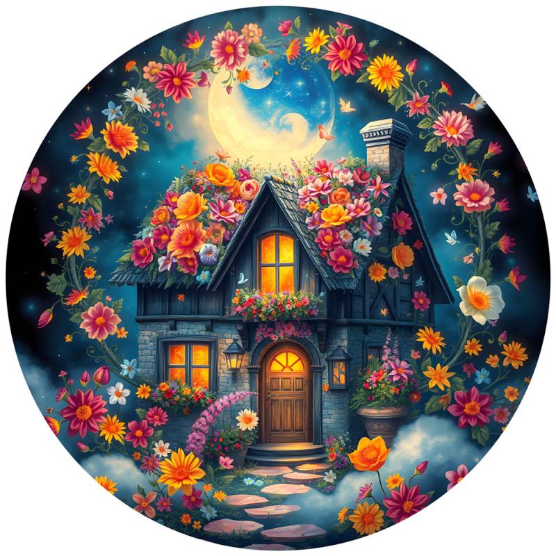 Bluebird Puzzle Rundes Puzzle - Le Cottage Fleuri 501 Teile Puzzle Bluebird-Puzzle-F-91148 Bluebird Puzzle Rundes Puzzle - Le Cottage Fleuri 501 Teile Puzzle Bluebird-Puzzle-F-91148 von Bluebird Puzzle