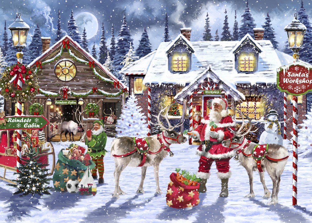 Bluebird Puzzle Santa's Workshop 1500 Teile Puzzle Bluebird-Puzzle-F-90531 Bluebird Puzzle Santa's Workshop 1500 Teile Puzzle Bluebird-Puzzle-F-90531 von Bluebird Puzzle