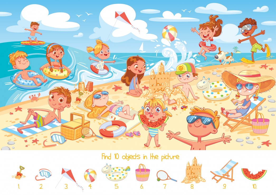 Bluebird Puzzle Search and Find - The Beach 104 Teile Puzzle Bluebird-Puzzle-F-90056 Bluebird Puzzle Search and Find - The Beach 104 Teile Puzzle Bluebird-Puzzle-F-90056 von Bluebird Puzzle