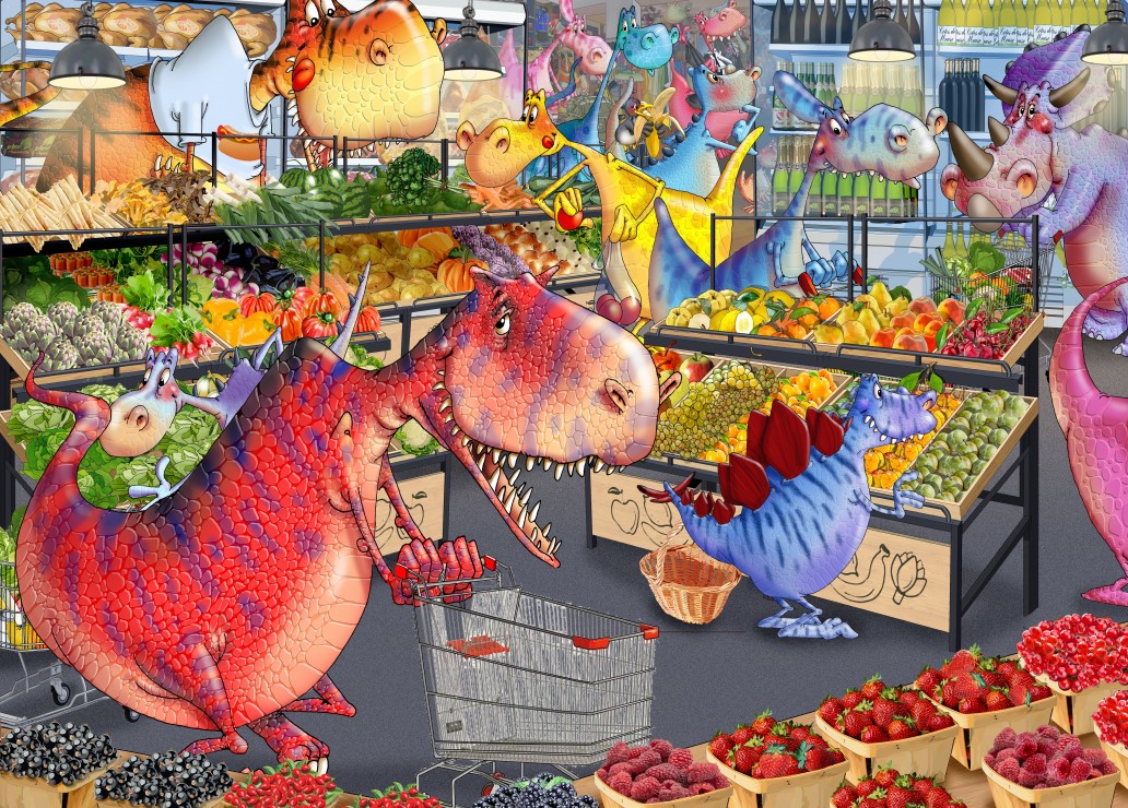 Bluebird Puzzle Shopping des Dinosaures 1500 Teile Puzzle Bluebird-Puzzle-F-90471 Bluebird Puzzle Shopping des Dinosaures 1500 Teile Puzzle Bluebird-Puzzle-F-90471 von Bluebird Puzzle