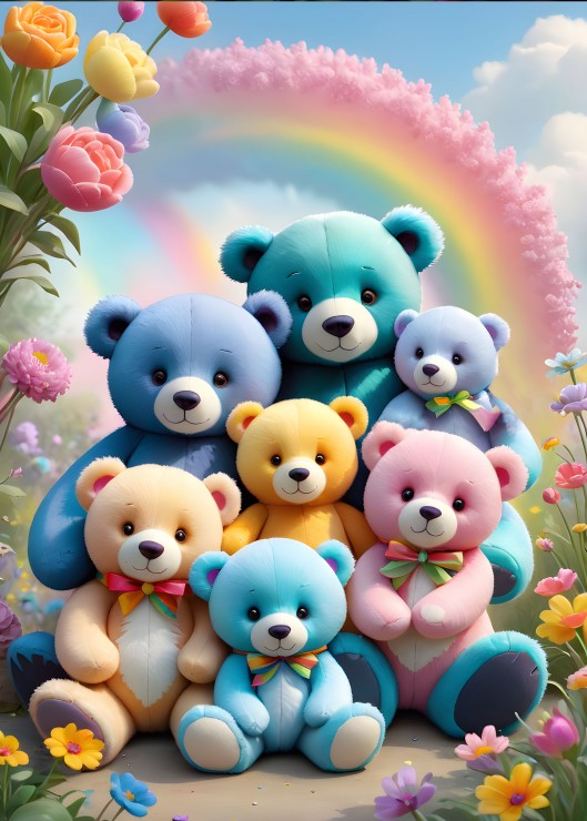 Bluebird Puzzle Teddy Bears 300 Teile Puzzle Bluebird-Puzzle-F-90948 von Bluebird Puzzle