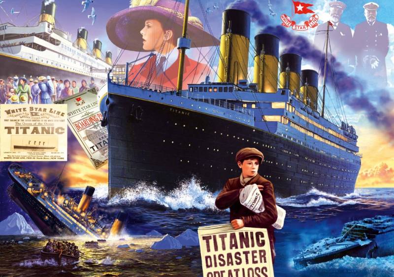 Bluebird Puzzle Titanic 2000 Teile Puzzle Bluebird-Puzzle-F-90665 von Bluebird Puzzle