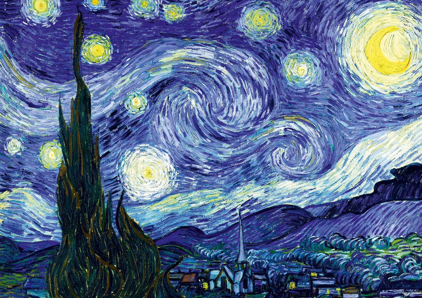 Bluebird Puzzle Vincent Van Gogh - The Starry Night, 1889 1000 Teile Puzzle Art-by-Bluebird-F-60342 Bluebird Puzzle Vincent Van Gogh - The Starry Night, 1889 1000 Teile Puzzle Art-by-Bluebird-F-60342 von Bluebird Puzzle