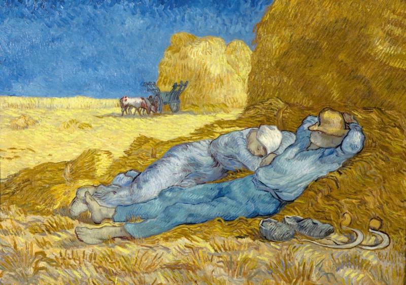 Bluebird Puzzle Vincent Van Gogh - The siesta (after Millet), 1890 1000 Teile Puzzle Art-by-Bluebird-F-60305 von Bluebird Puzzle
