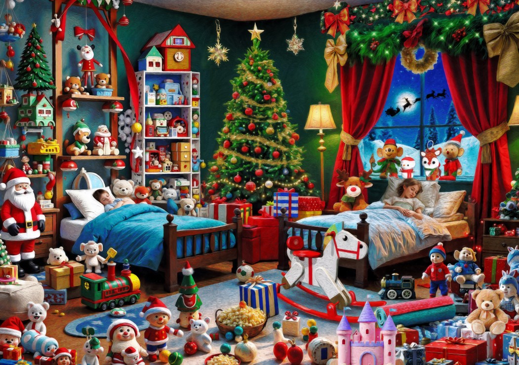 Bluebird Puzzle Weihnachtslieferung 2000 Teile Puzzle Bluebird-Puzzle-F-91097 Bluebird Puzzle Weihnachtslieferung 2000 Teile Puzzle Bluebird-Puzzle-F-91097 von Bluebird Puzzle