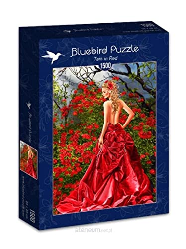 Bluebird Tais in Red Puzzle Bluebird Tais in Red Puzzle von Bluebird Puzzle