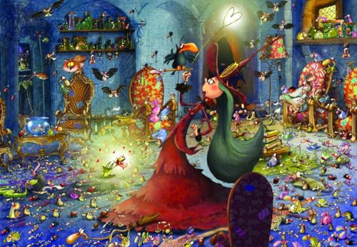 Puzzle 1000 Teile - Sorcière - Hexe - Witch von Bluebird Puzzle