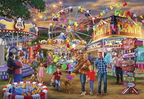 Puzzle 1000 Teile - Family Fun Carnival von Bluebird Puzzle