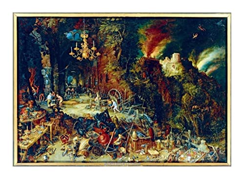 Puzzle 1000 Teile – Jan Brueghel The Elder – Allegory of Fire 1608 von Bluebird Puzzle