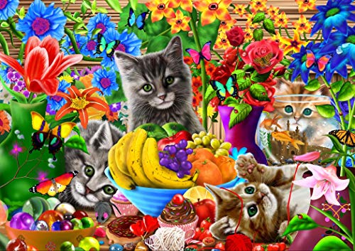 Puzzle 1000 Teile - Kitten Fun von Bluebird Puzzle