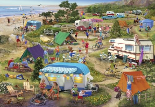 Bluebird Puzzle – „Seaside Cramped Grounds“, 1000 Teile Puzzle - Camping am Meer - Puzzle für Erwachsene Bluebird Puzzle – „Seaside Cramped Grounds“, 1000 Teile Puzzle - Camping am Meer - Puzzle für Erwachsene von Bluebird