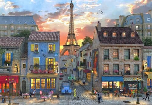Puzzle 1000 Teile - Streets of Paris von Bluebird Puzzle